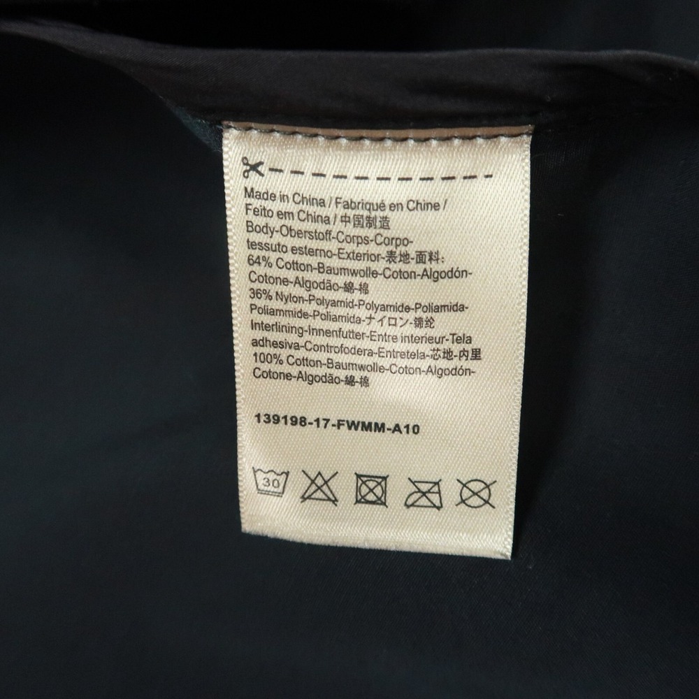 Scotch Soda Jacket Mens Medium Green Full Zip Snap Waterproof Waxed‎ - Picture 5 of 13